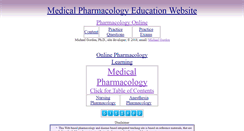 Desktop Screenshot of pharmacology2000.com